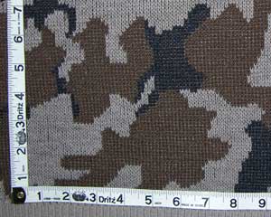 Winona Knit Graphic Camo Design