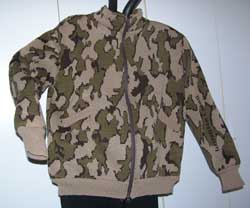 Winona Knit Camo™ Cardi in classic acrylic fiber color way D  Winona Camo™ Knit  Cardi in classic acrylic fiber color way D