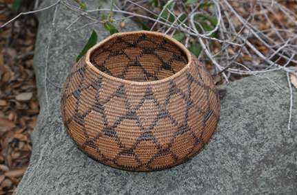 Photo of an Indian Basket submitted my a member of the LUISEÑO Indian Tribe