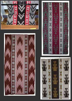Indian Knit Handloomed  Blankets in merino wool or acrylic yarn