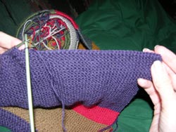 See the Bind Off Stitches are elastic and look like a horizontal row of knit stitches or ‘Chain Stitches