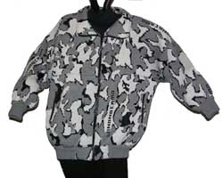 Knit Winona Camo™ Raglan Sleeve Jacket in color way G Snow Camo Winona Camo™ Raglan Sleeve Jacket in color way G Snow Camo