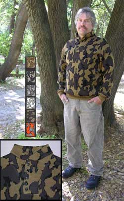 Winona Knit Classic Fatique Pullover sweater in Color Way Q Winona Knit Camo™ Fatique Pullover Sweater in color way Q