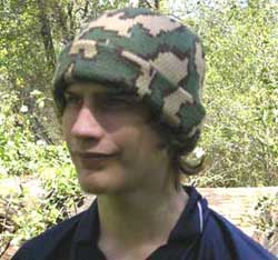 Knit Winona Camo™ Boarder Beanie in Color Way H Knit Winona Camo™ Boarder Beanie in Color Way H