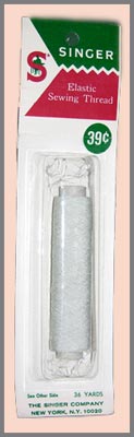 Sewing Elastic can be used on the knitting machine