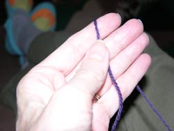 Starting Step of a Slip Knot