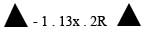 Symbols that denotes that you are to use the short row or graduation method of increasing or decreasing stitches