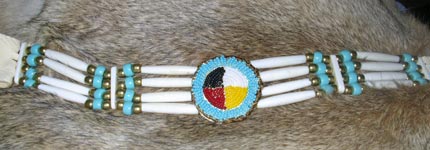 Beautifully crafted Indian Art Style Beaded Necklace by Artisan dawning_cherokee