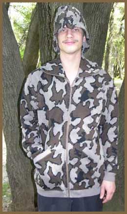 Winona Camo Classic pattern in a Classic Cardi Jacket