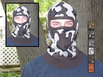 Winona Knit Camo Face Mask