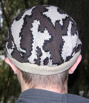 Knit Ridge Runner Cap back view