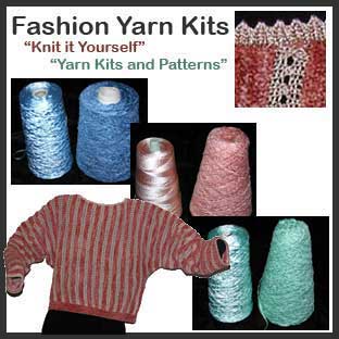 Yarn Kits and Patterns for Machine Knitting and Hand Knitting