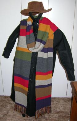A Replica of the Season 12 Dr Who Style Scarf ~ Select Length ~ Wool ~ Garter St
