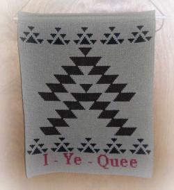 I-Ye-Quee Greeting Wallhanging ~ Friendship Design ~ Select Colors