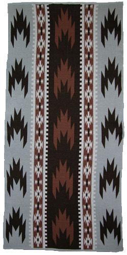 Swallow Tail Design featured on this four color Hupa Karuk Yurok Blanket
