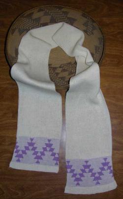 Friendship Native Scarf ~ Select Acrylic or Merino Wool Yarn and Colors