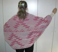 Native Friendship Shrug ~ Back View ~ Select Colors