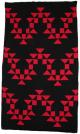 Osprey Design featured on this two color Hupa Karuk Yurok Blanket