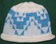 Mush Pot Basketry Motif featured on Native Knit Cap with roll hem