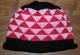 Stacking Triangles Basketry mark on this knit Adult Native Beanie Cap