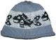 Pacific Northwest Art Style Baby Salmon Design on Knit Native Cap