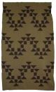 Osprey Design featured on this two color Hupa Karuk Yurok Blanket