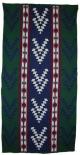 Friendship Design featured on this four color Hupa Karuk Yurok Blanket