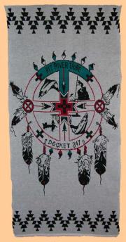 Pit River Tribe Docket Knit Blanket