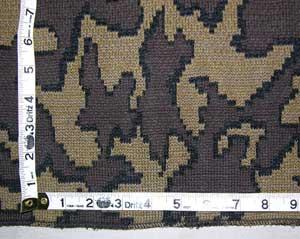 Camo Graphic by The Knit Tree: color Q: Mocha / Black / Brown
