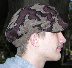 Winona Ridge Runner Camo hat in Merino Wool