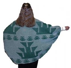 Knit Shrug featuring the Foot Basketry Motif ~ Select Colors