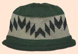 Walking on the Mountain Indian Design is featured on this Native Hat Roll Hem