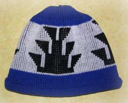 Native Knit Basketry Cap featuring the Big Foot Design ~ Select OPTIONS