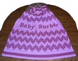 Sports Tattoo Personalized Design Featured on this Native knit Baby Crib Size Bl
