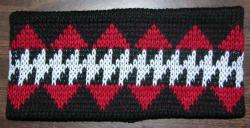 Knit Headband ~ Sturgeon Design ~ Select Colors in Merino Wool or Acry