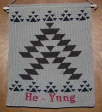 He Yung ~ Hupa Greeting Wallhanging ~ Friendship Design
