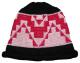 Mush Pot Basketry Motif featured on Native Knit Cap with roll hem