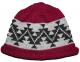 Knit Native Cap in three colors featuring Sports Tatto Design ~ Roll Hem Style